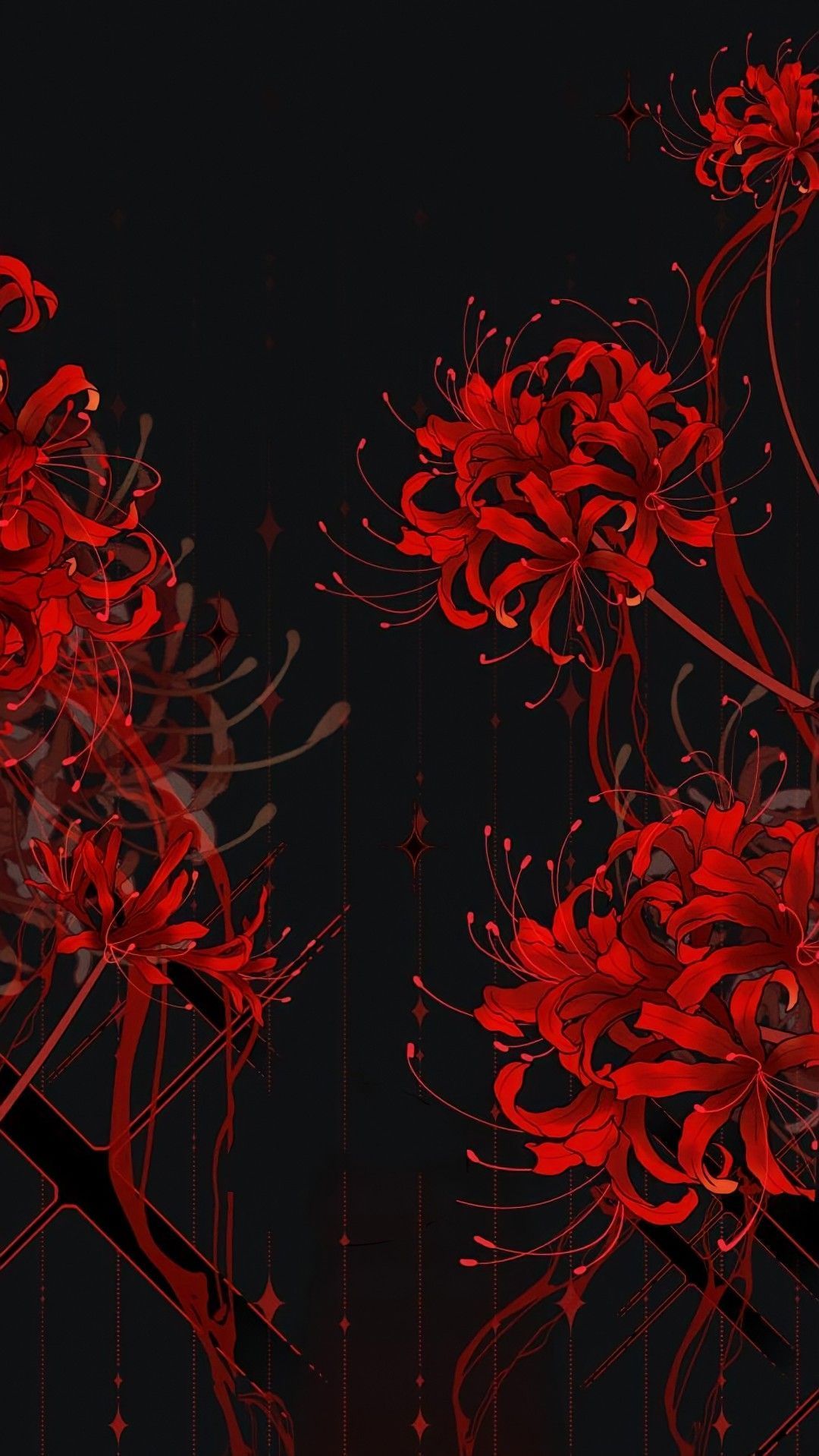 1080x1918 Hell Flower ideas. red spider lily, lily wallpaper, red wallpaper