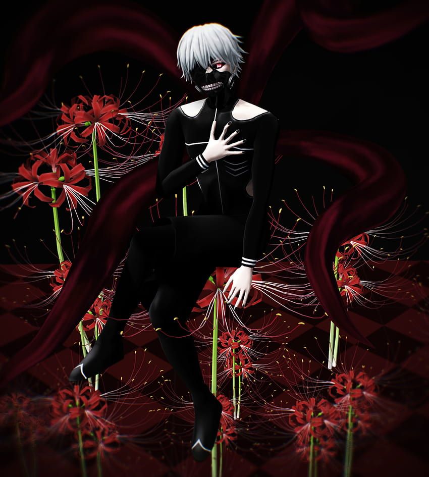 850x945 Anime Red Spider Lily, higanbana HD phone wallpaper
