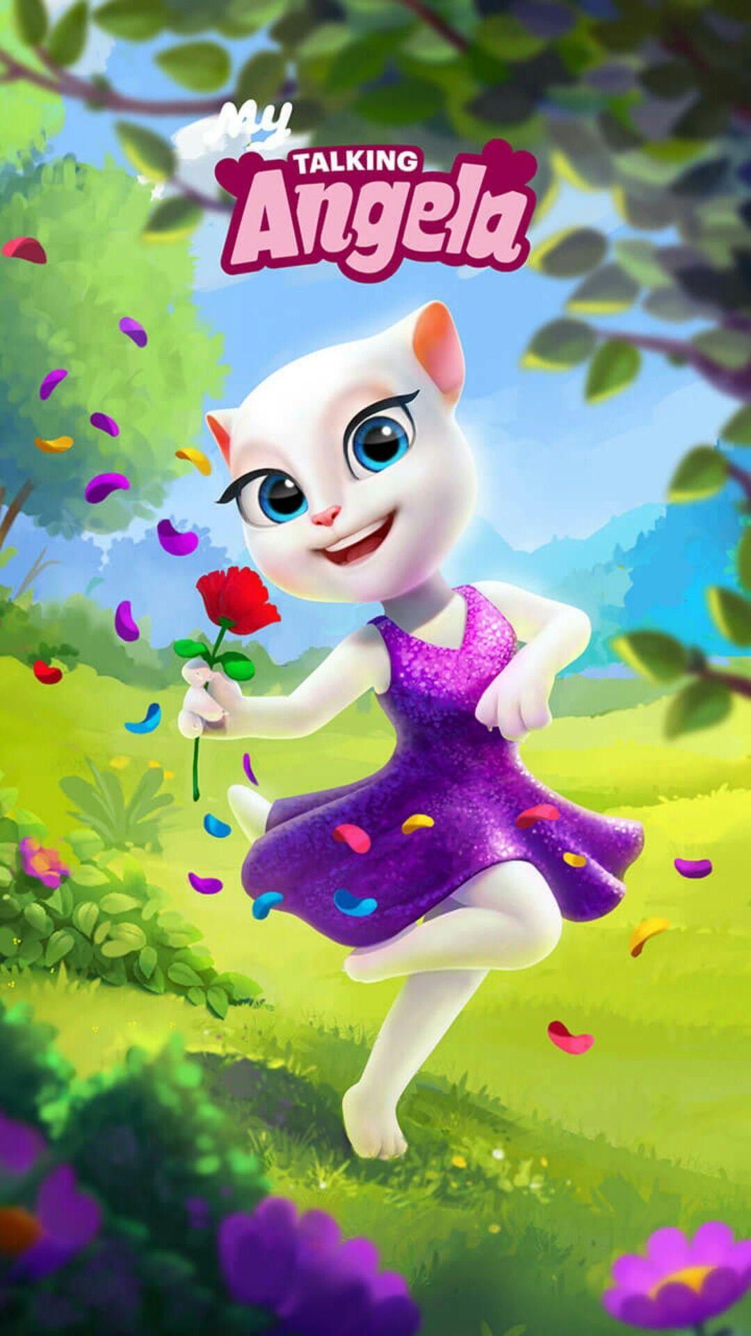 1080x1920 My Talking Tom, Tinkerbell, Anna, Friends, Disney Princess