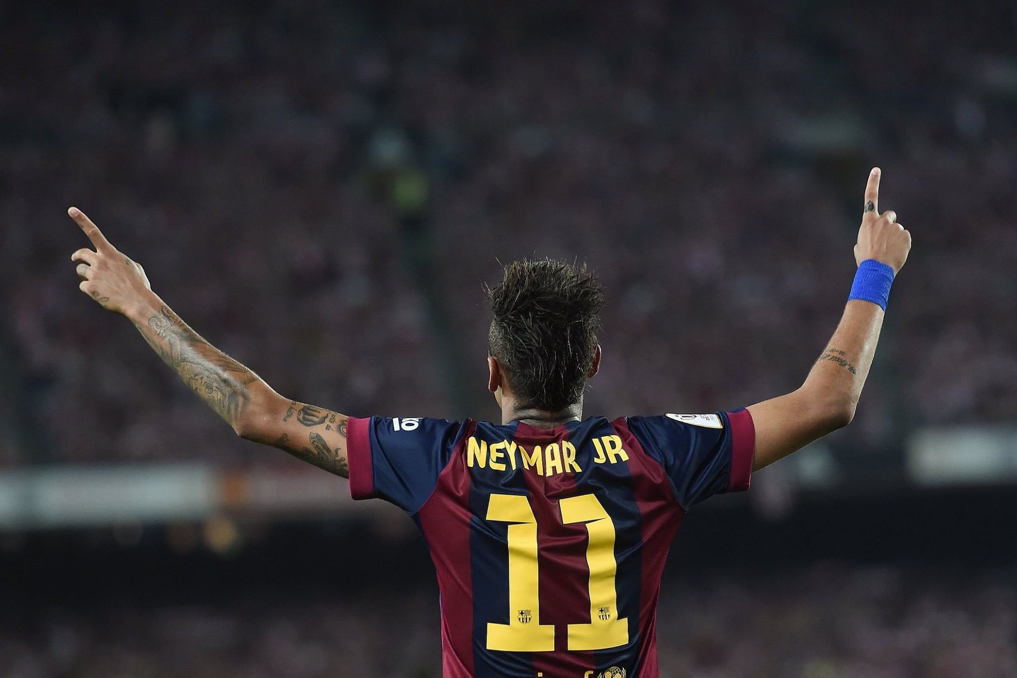 2048x1365 Neymar da Silva Santos Jr, Neymar, soccer clubs, FC Barcelona HD wallpaper