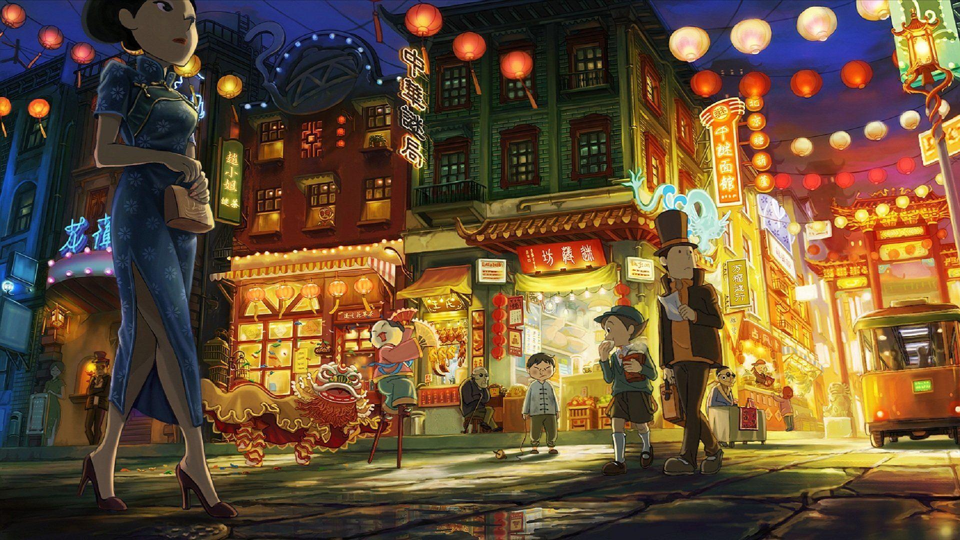 1920x1080 Professor Layton Wallpaper