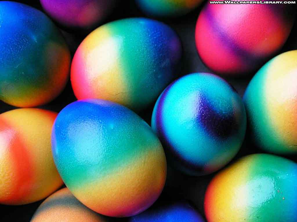 1024x768 Colorful Easter Eggs wallpaperx768