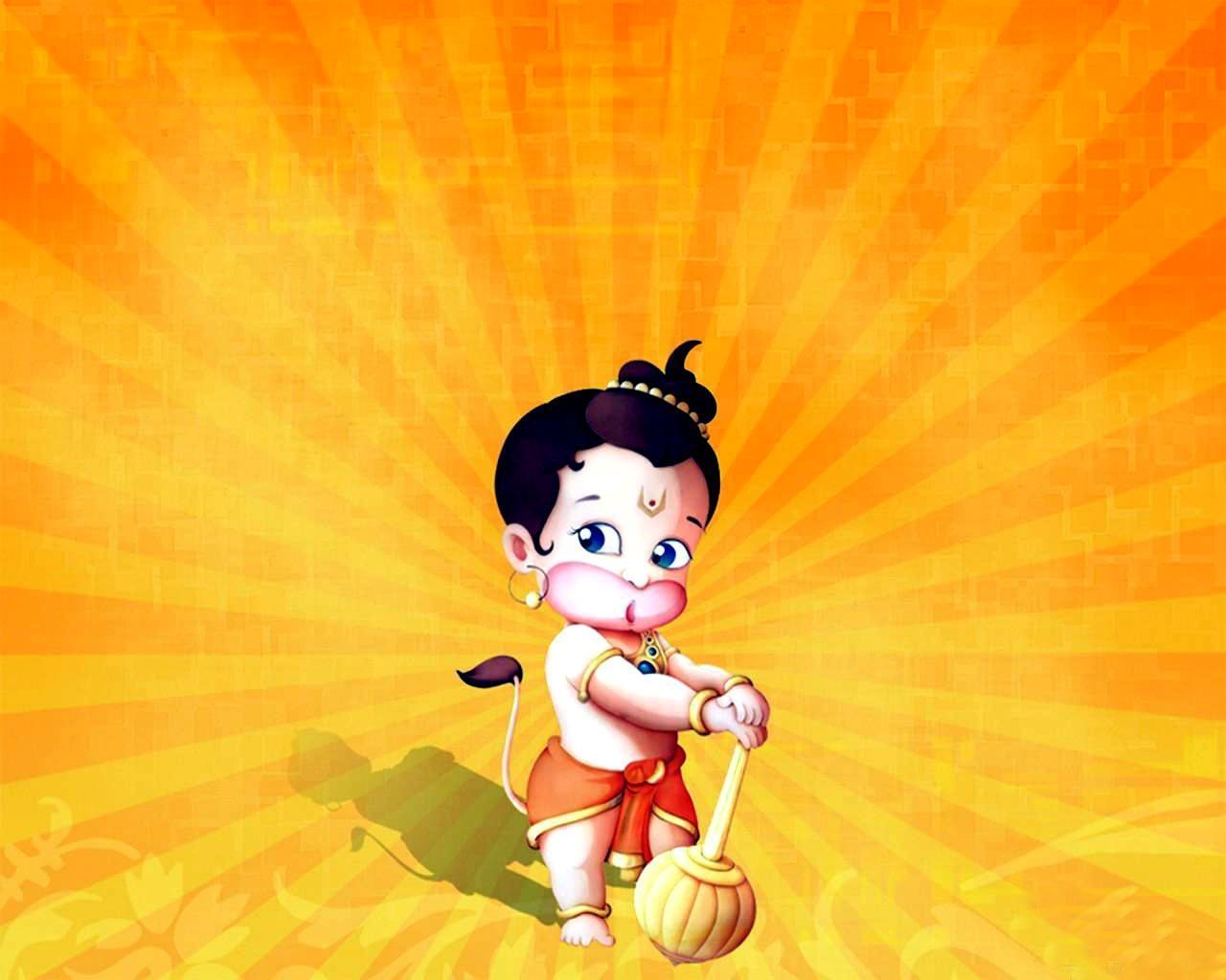 1280x1024 Cartoon Hanuman Wallpaper