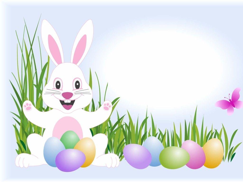 1024x768 Easter Bunny And Easter Eggs 1