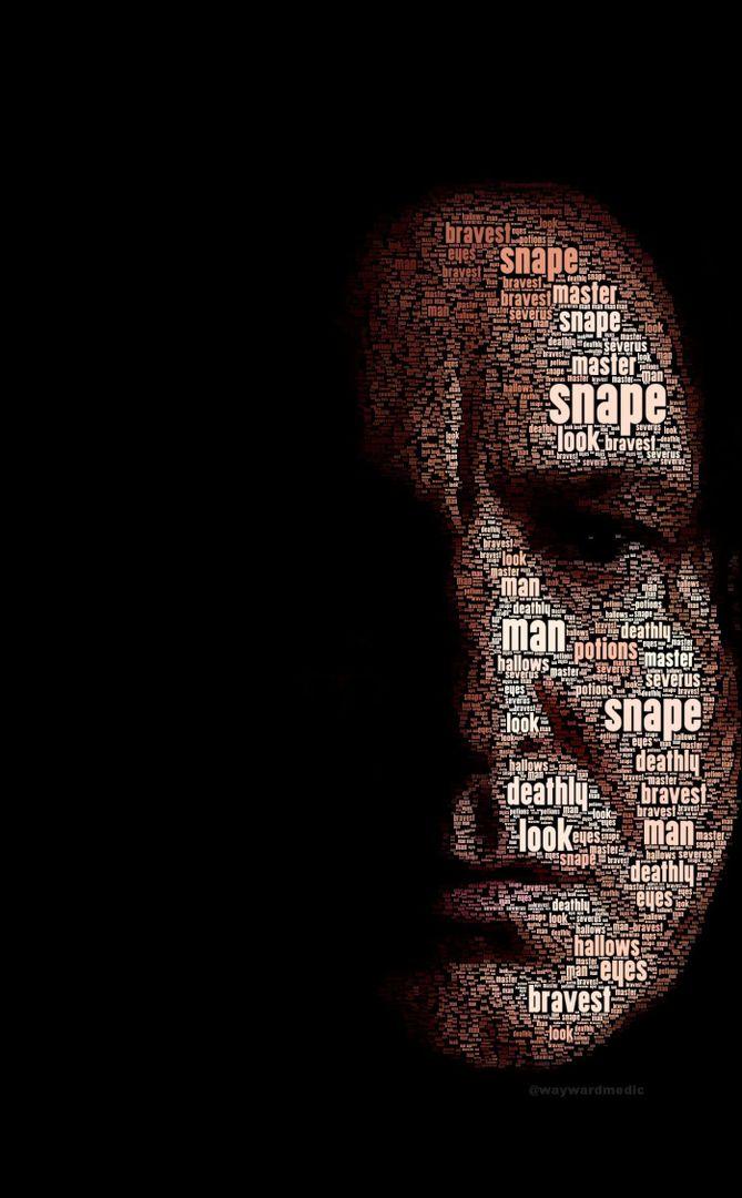 1396x2252 essential pepper: Severus Snape in words