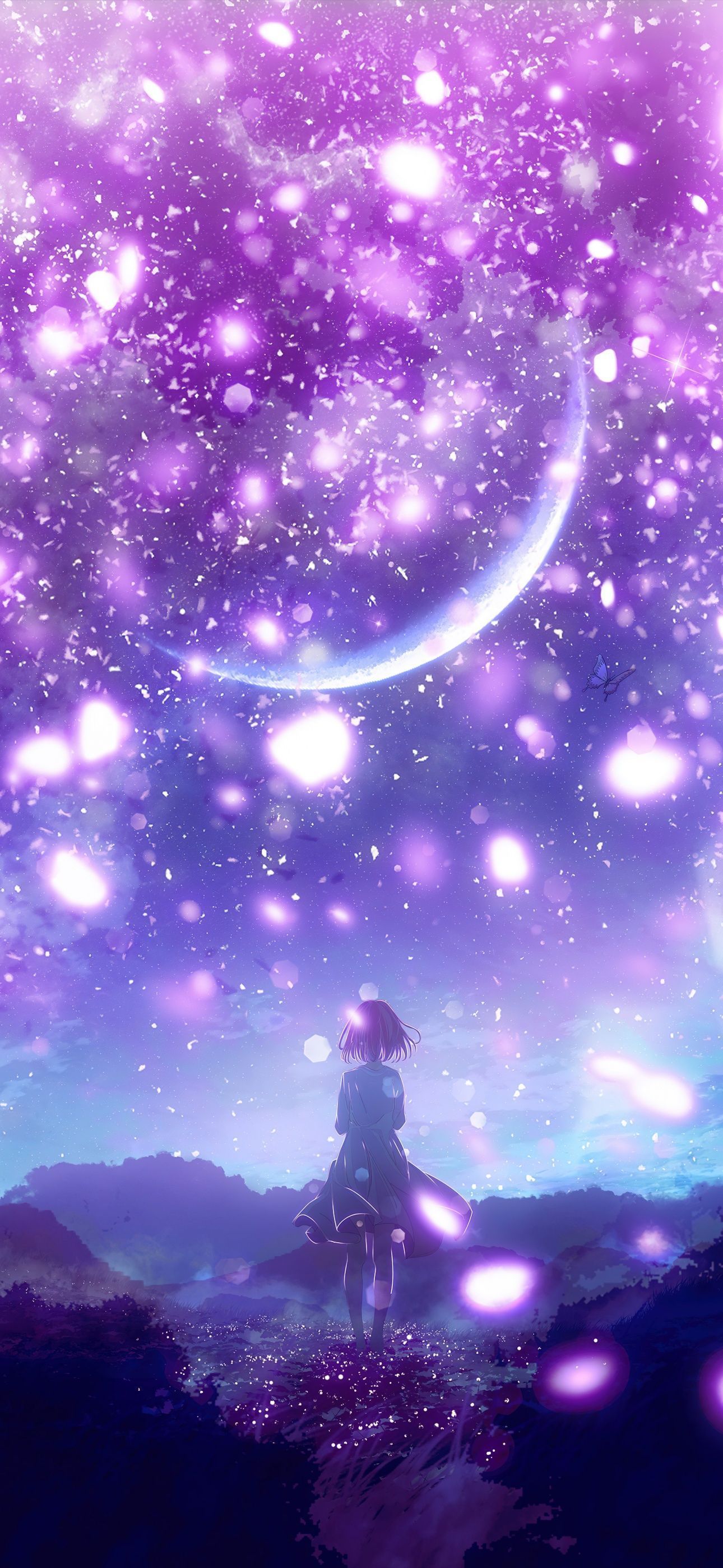 1290x2796 Purple For Girls Wallpaper