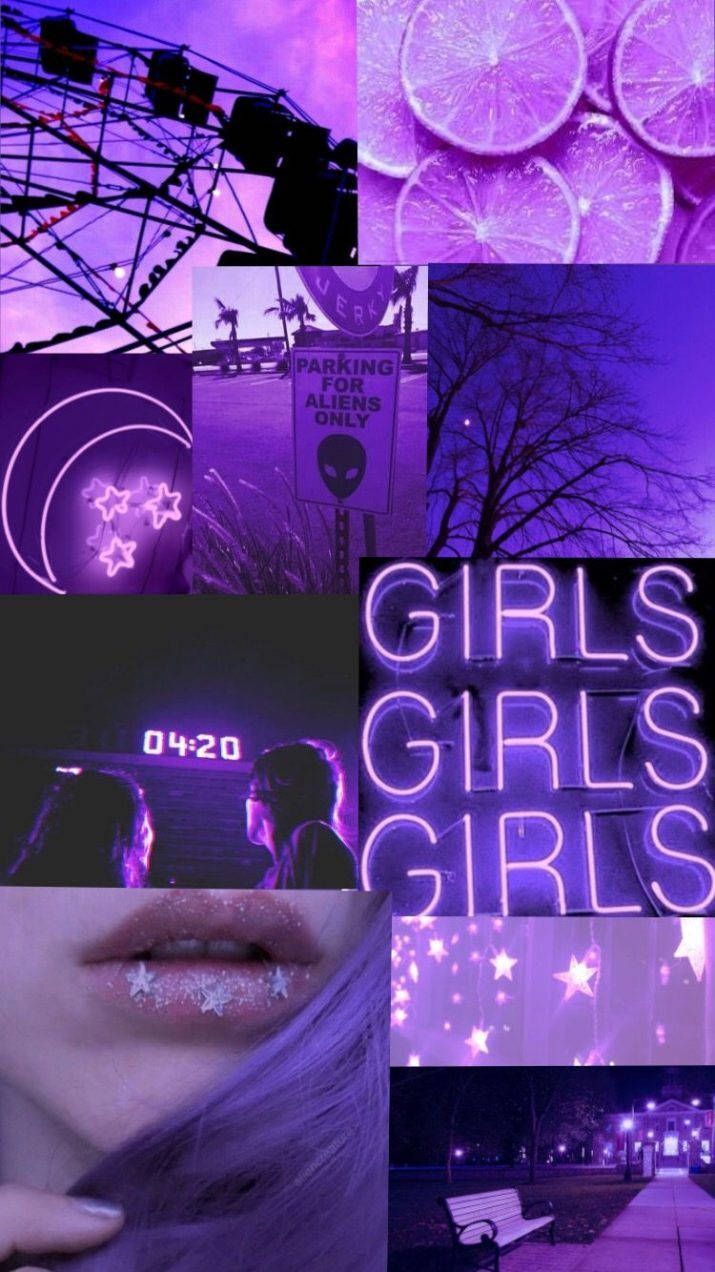715x1272 Purple For Girls Wallpaper