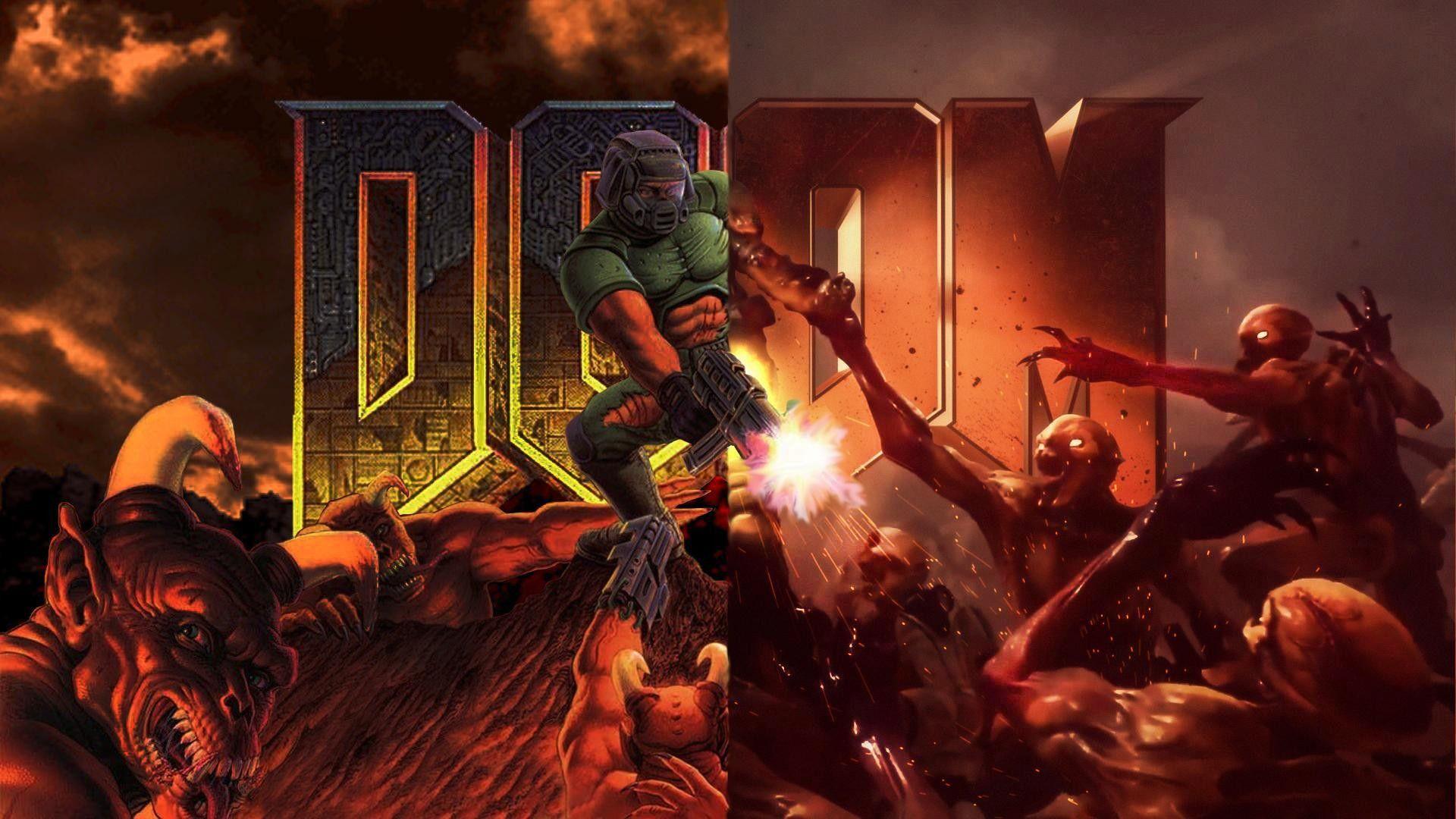 1920x1080 Doom 4K hình nền