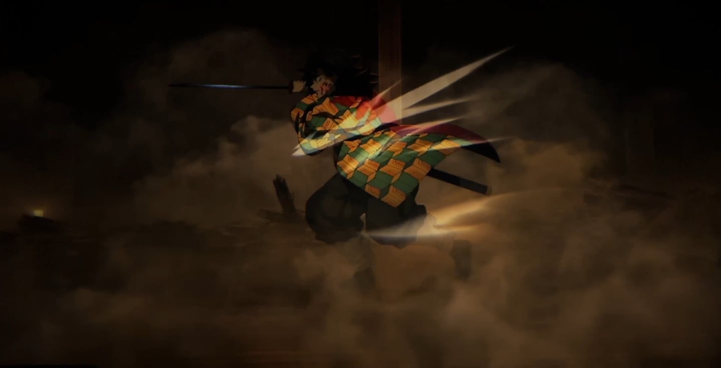 1440x735 Just for the pleasure of eyes and ears: Akaza vs Giyu in optimal quality