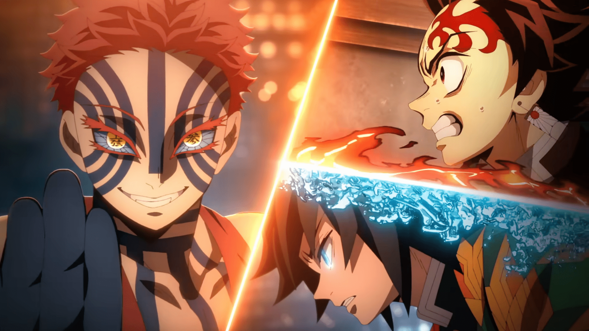1920x1080 New Footage of Tanjiro & Giyu vs Akaza Revealed in First Demon Slayer: Infinity Castle CM
