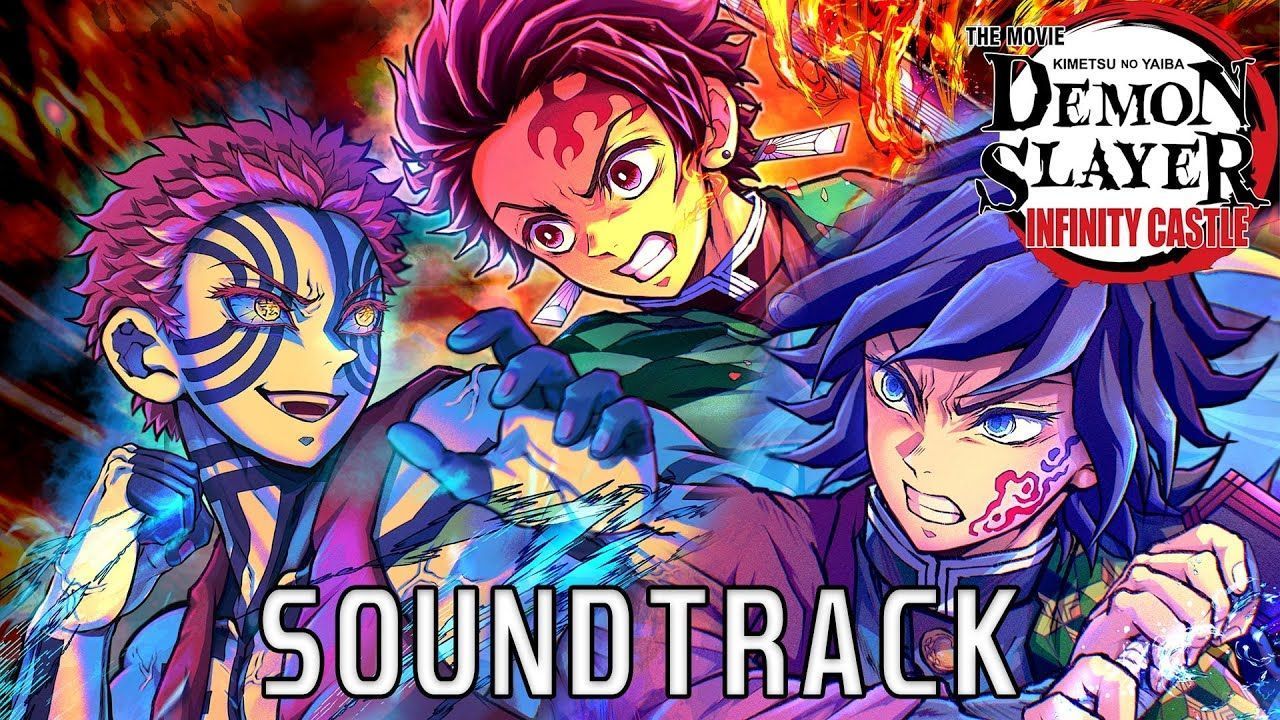 1280x720 Akaza vs Tanjiro & Giyuu Battle OST COLLECTION. Demon Slayer Infinity Castle. EPIC COVER. 鬼滅の刃