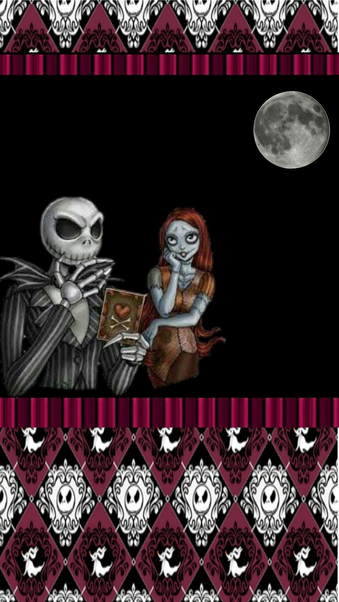 1080x1920 Jack and Sally Wallpaper
