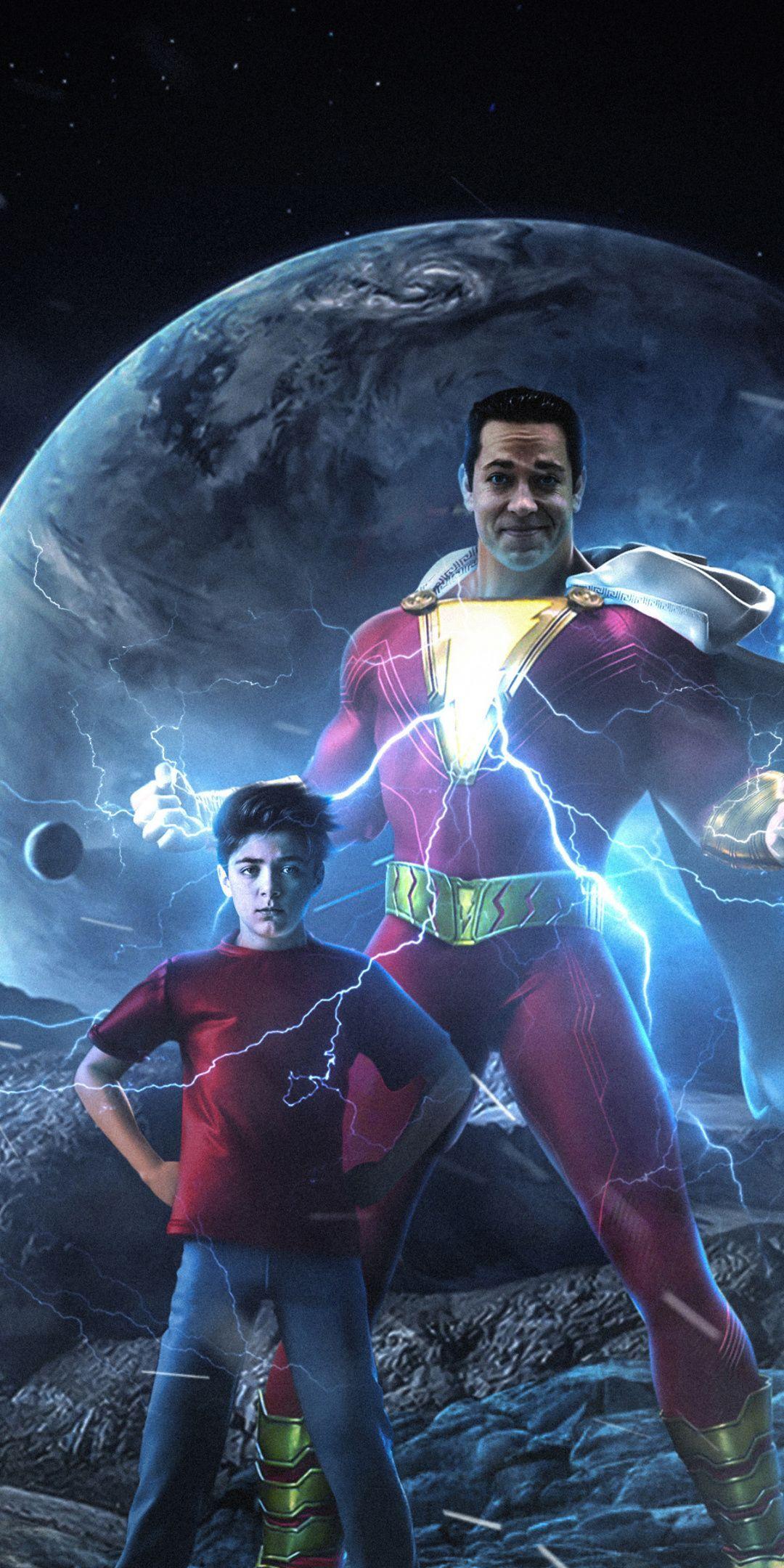 1080x2160 Shazam!, superhero, dc studio, 1080x2160 wallpaper. Shazam
