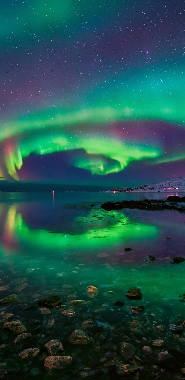 720x1480 Earth Aurora Borealis (720x1480) Wallpaper