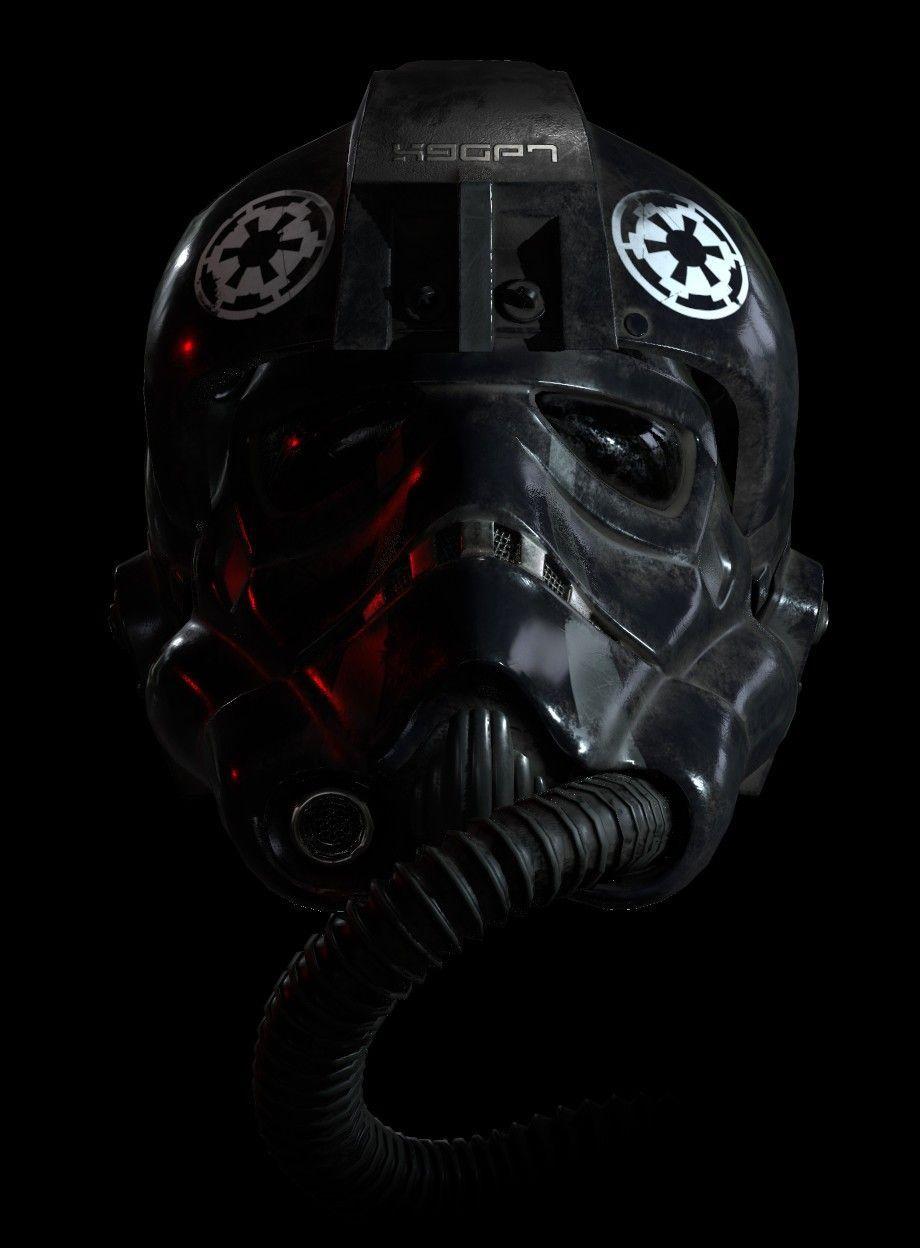 920x1248 Star Wars: TIE Fighter Pilot Helmet. Star wars artwork, Star wars