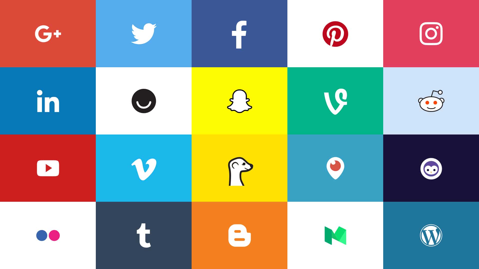 1920x1080 Social Media Logo】. Social Media Logo Vectors PNG Free Download