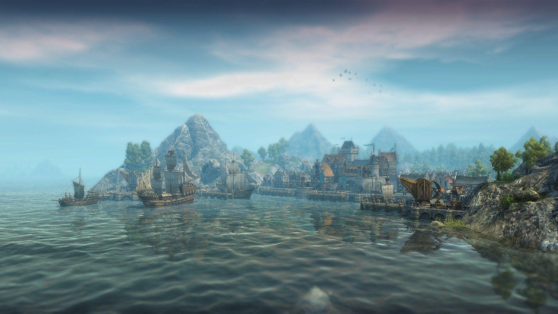 1920x1080 Anno 1404 Northburgh's port (OC) [1920x1080]