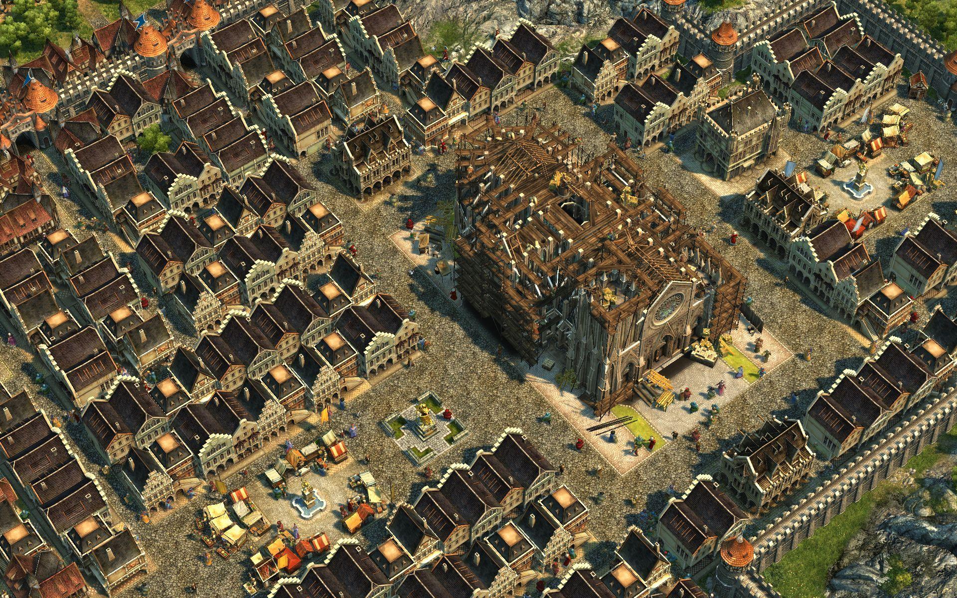 1920x1200 Anno Biggest Population Ever YouTube. Здания