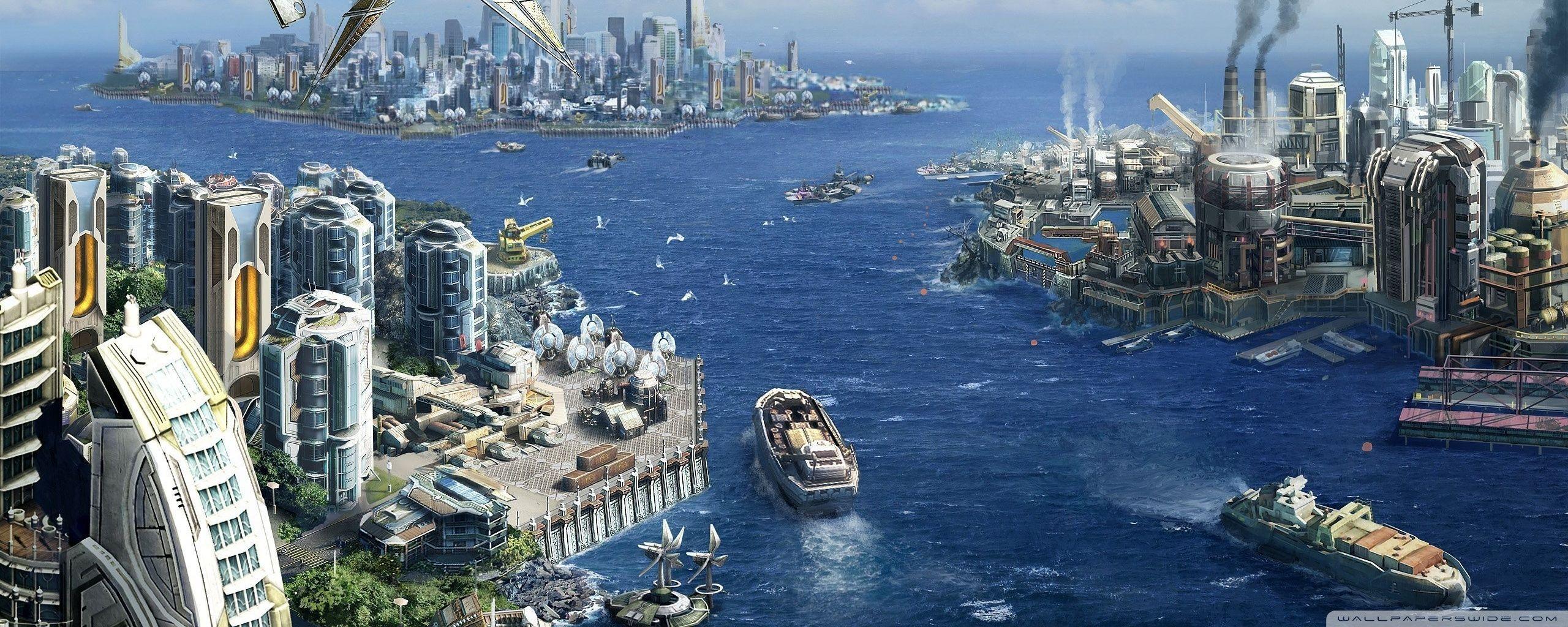 2560x1024 Anno 2070 Ultra HD Desktop Background Wallpaper for 4K UHD TV