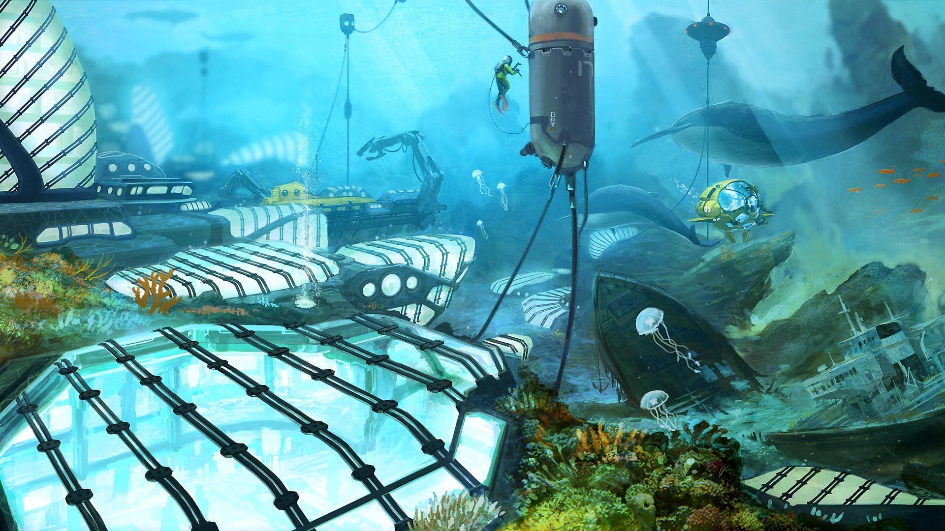 anno 2070 how to build underwater