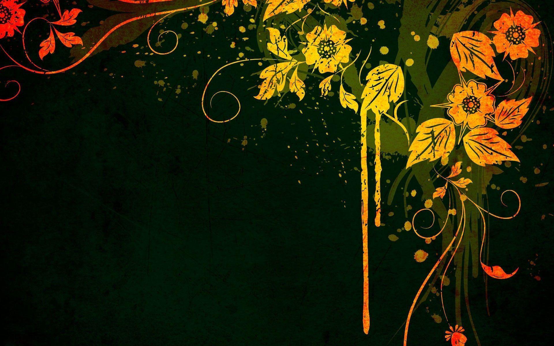 1920x1200 New Abstract Digital Art Floral Fresh New Hd