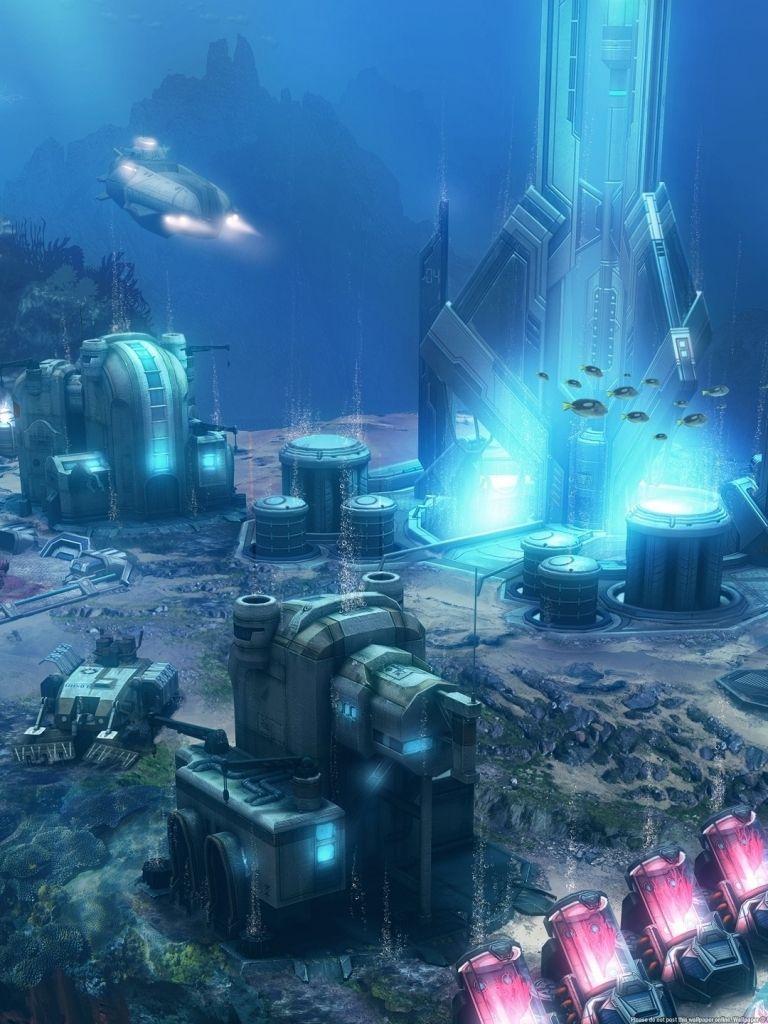 768x1024 Video Game Anno 2070 (768x1024) Wallpaper