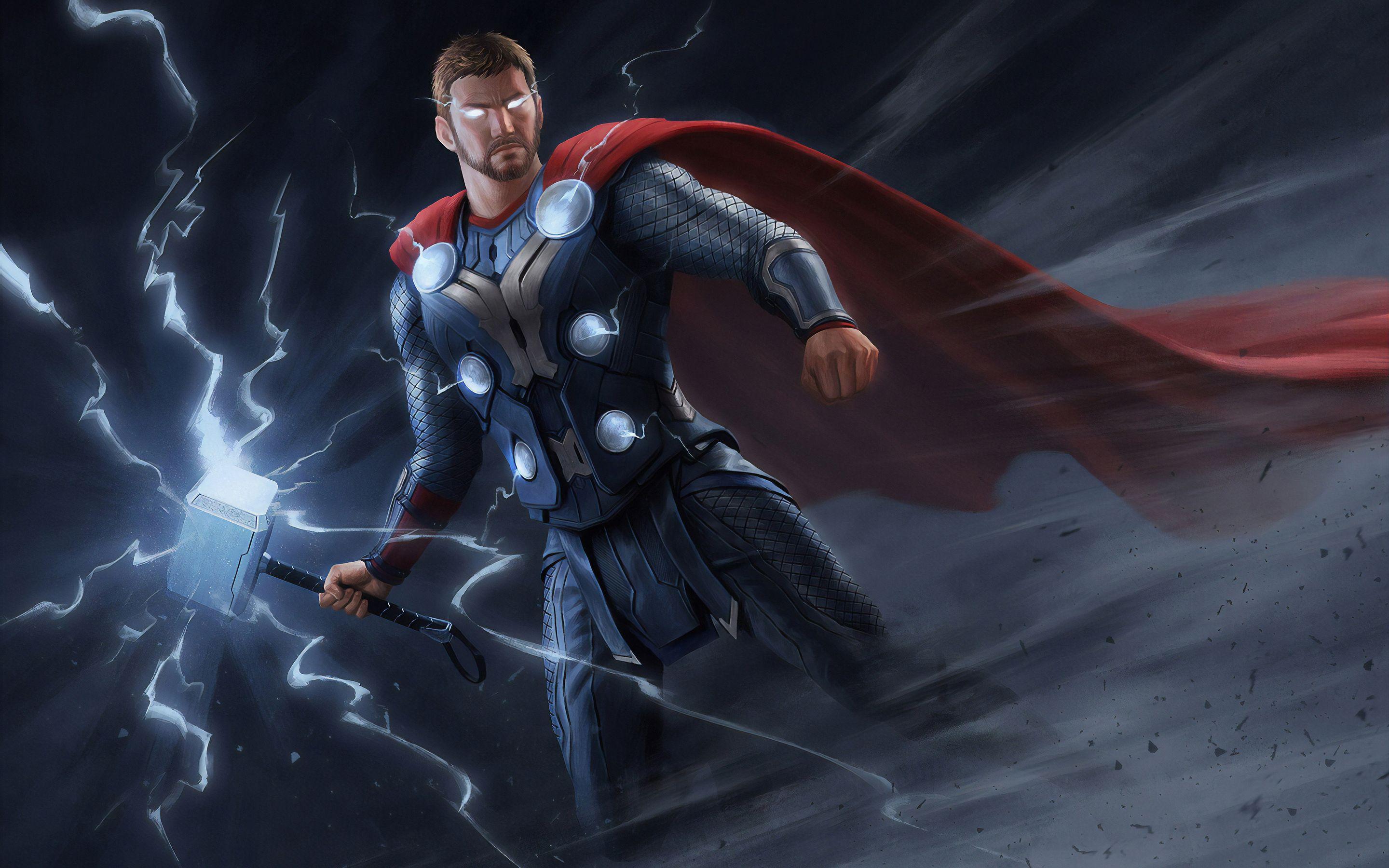 2880x1800 Thor New Digital Art Macbook Pro Retina HD 4k Wallpaper