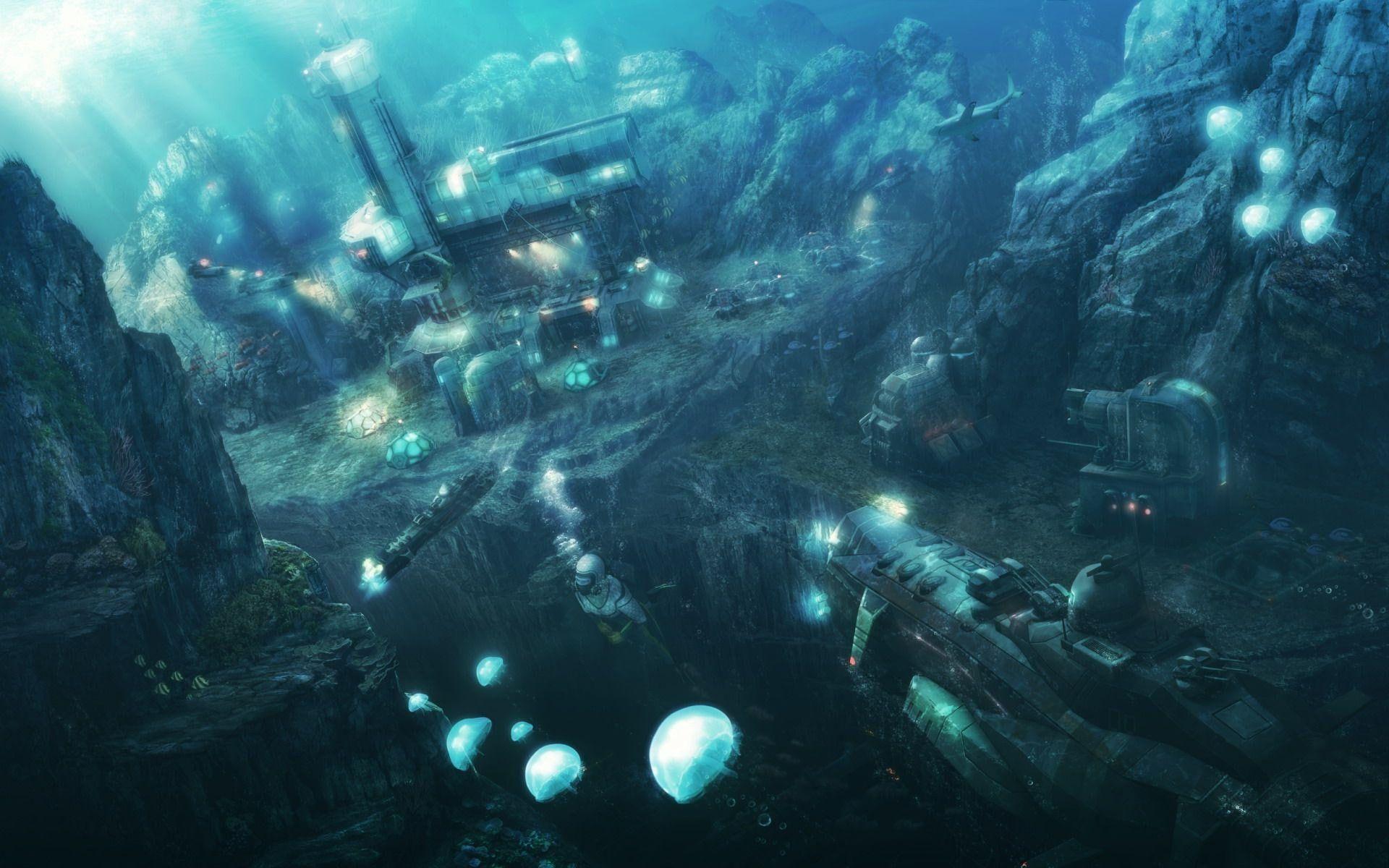 1920x1200 Ubisoft, anno 2070 deep ocean, blue byte, related desings, HD