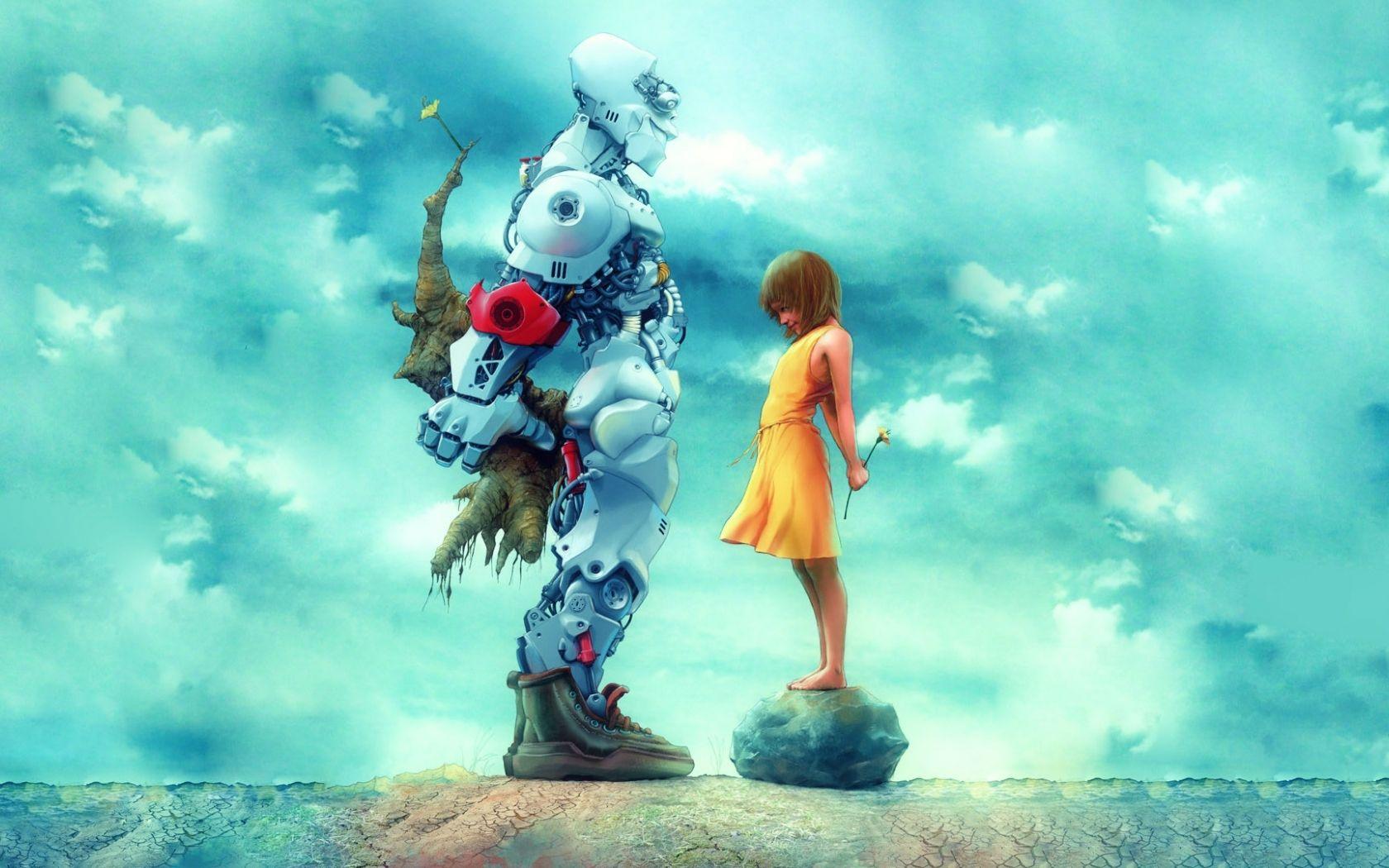 Cute Robot Hd Wallpaper Download