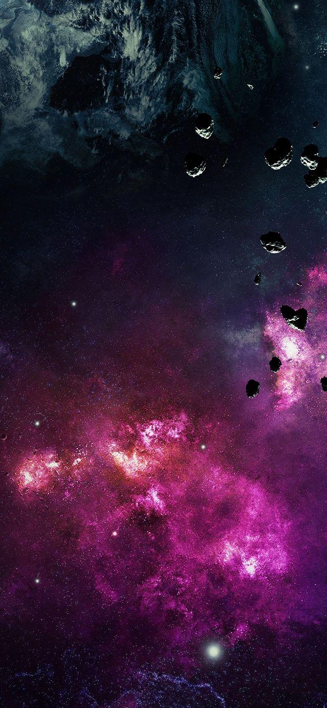 640x1385 Space Planet Stars Stellar Dark Hình nền iPhone X - Galaxy