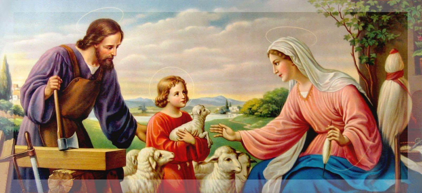 1600x732 The Holy Family of Jesus, Mary and Joseph
