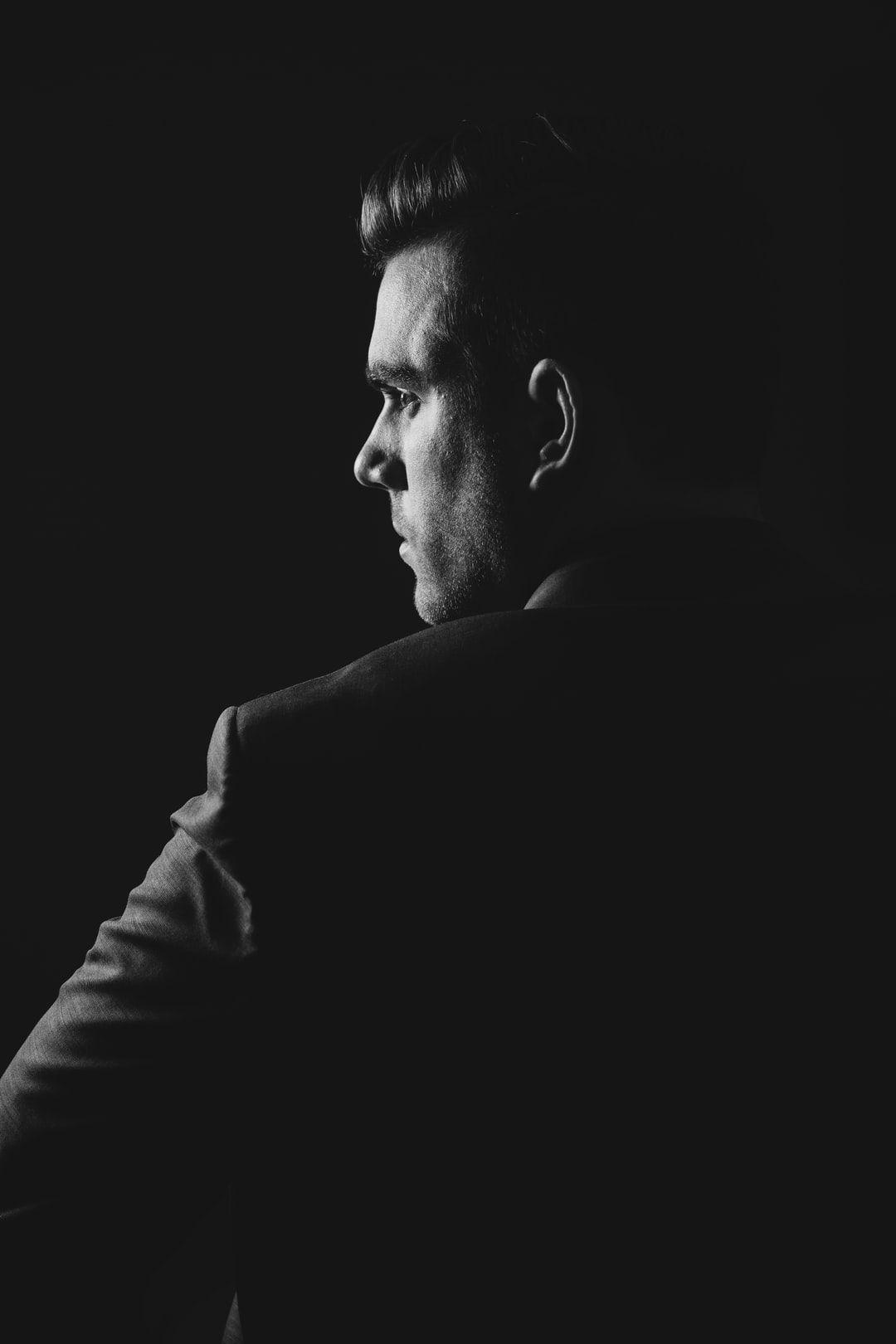 1080x1620 grayscale photo of man wearing blazer photo