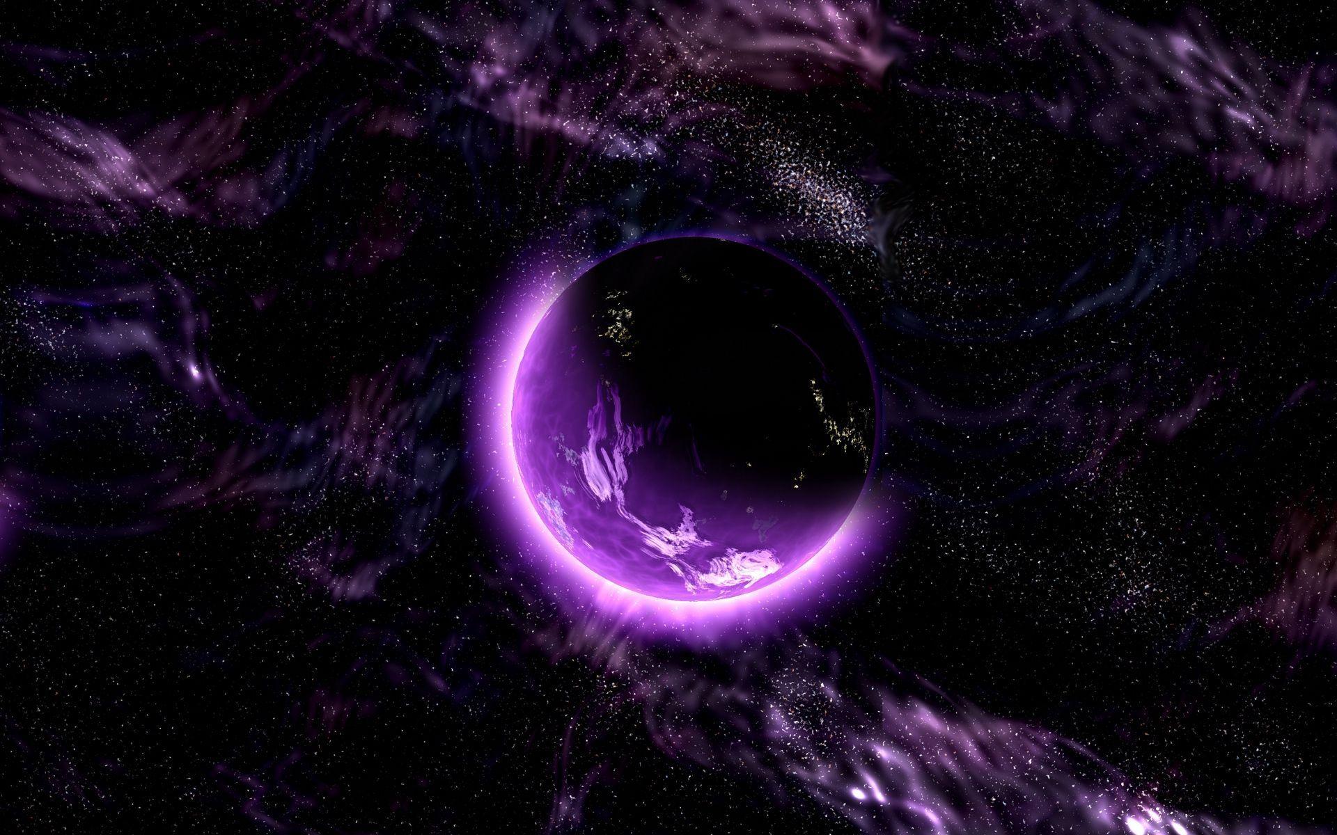 Purple Planet Wallpapers - Top Free Purple Planet Backgrounds -  WallpaperAccess