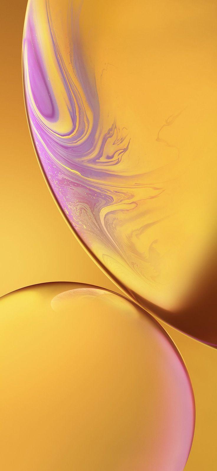 736x1593 iPhone X wallpaper : iphone xs max apple official art yellow