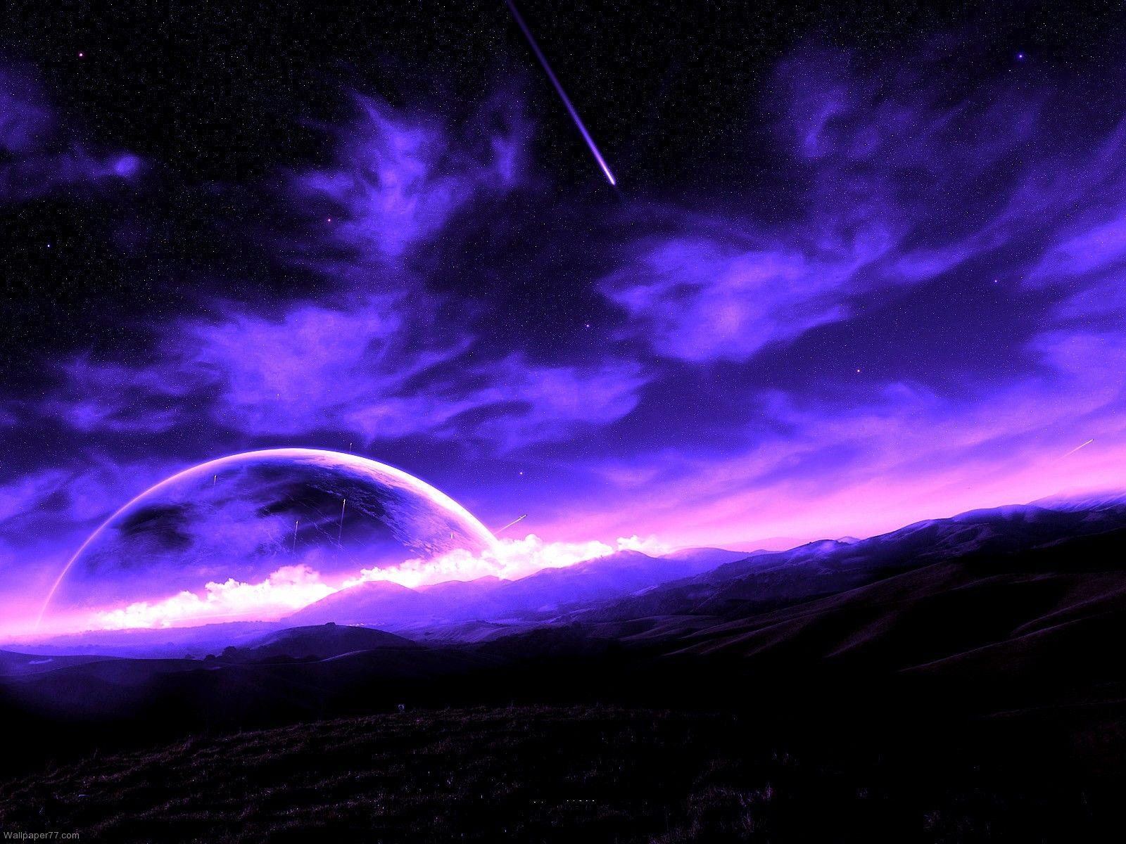 Purple Planet Wallpapers - Top Free Purple Planet Backgrounds -  WallpaperAccess