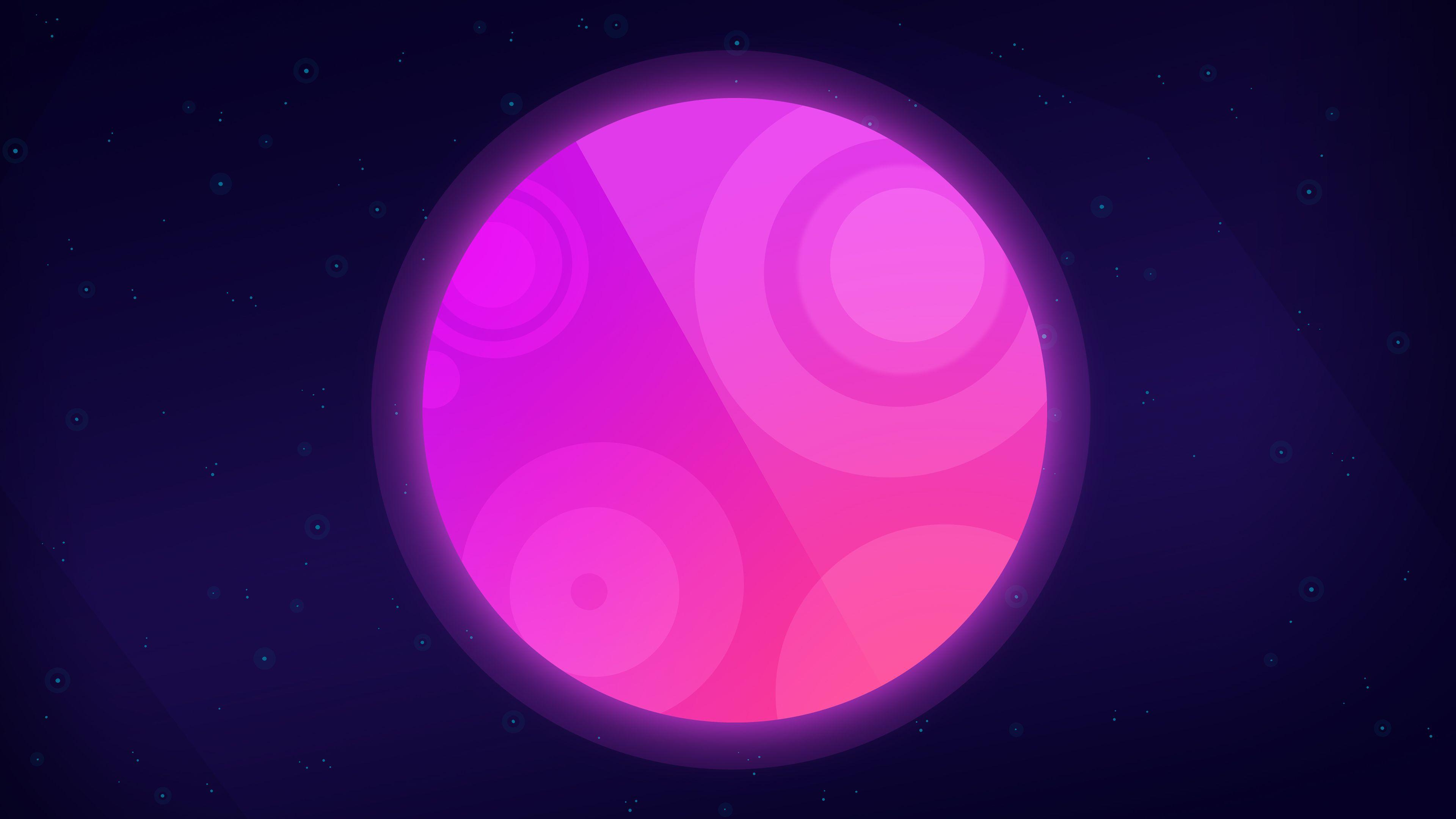 3840x2160 Purple Planet Art, HD Artist, 4k Wallpaper, Image, Background