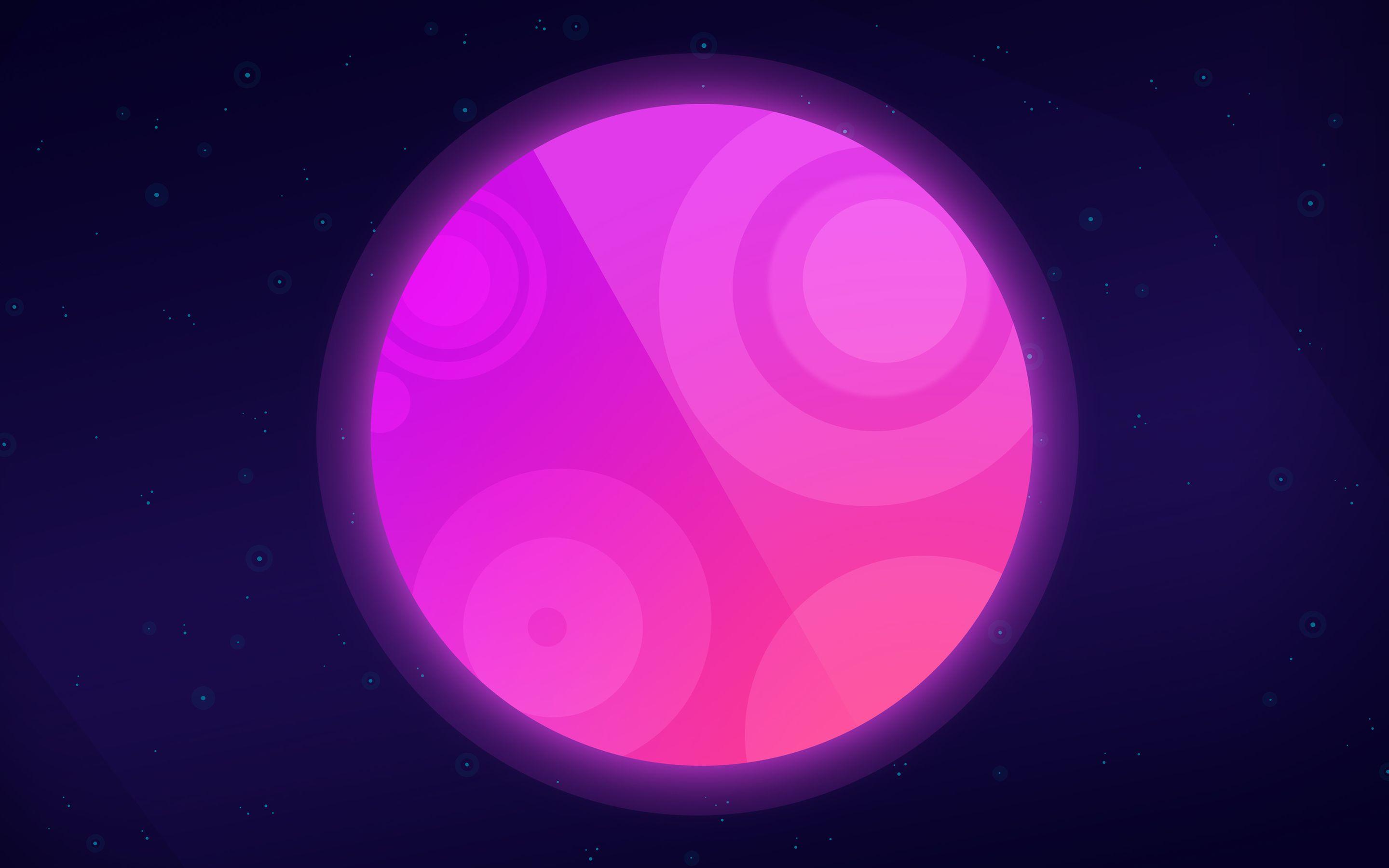 2880x1800 Purple Planet Art Macbook Pro Retina HD 4k Wallpaper