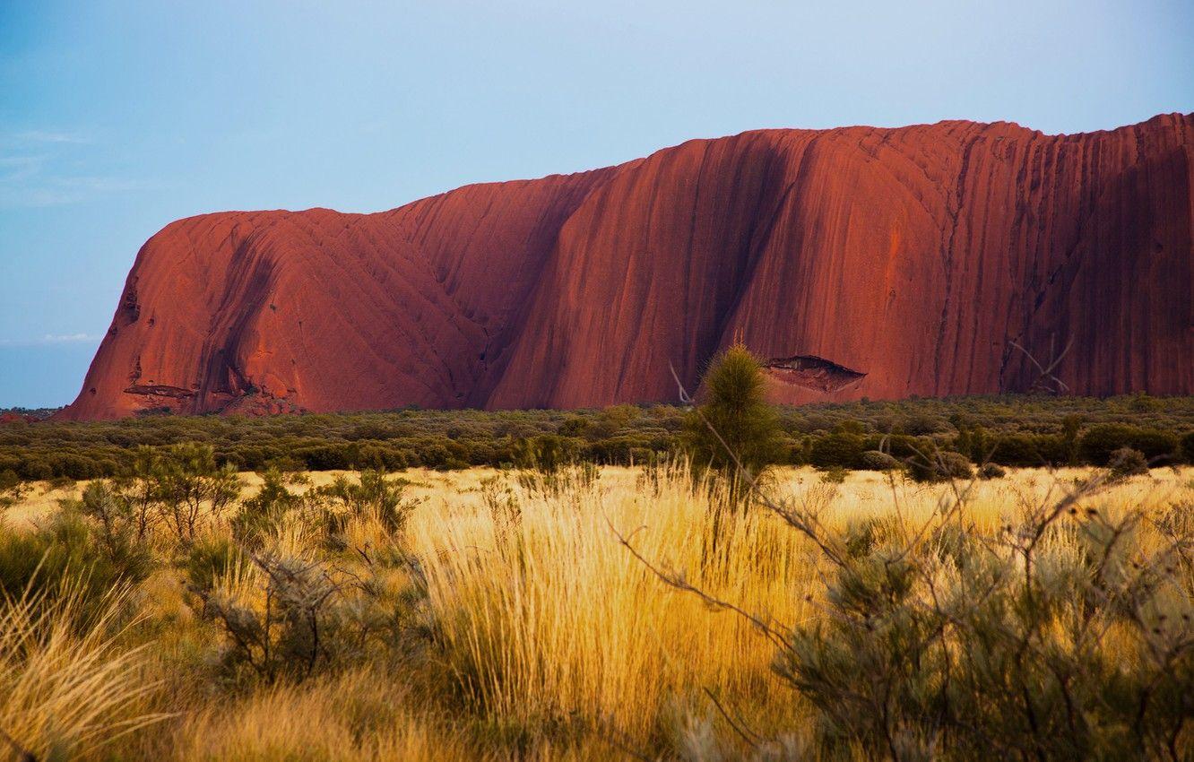 1332x850 Wallpaper nature, desert, morning, Australia, Uluru, Ayers Rock