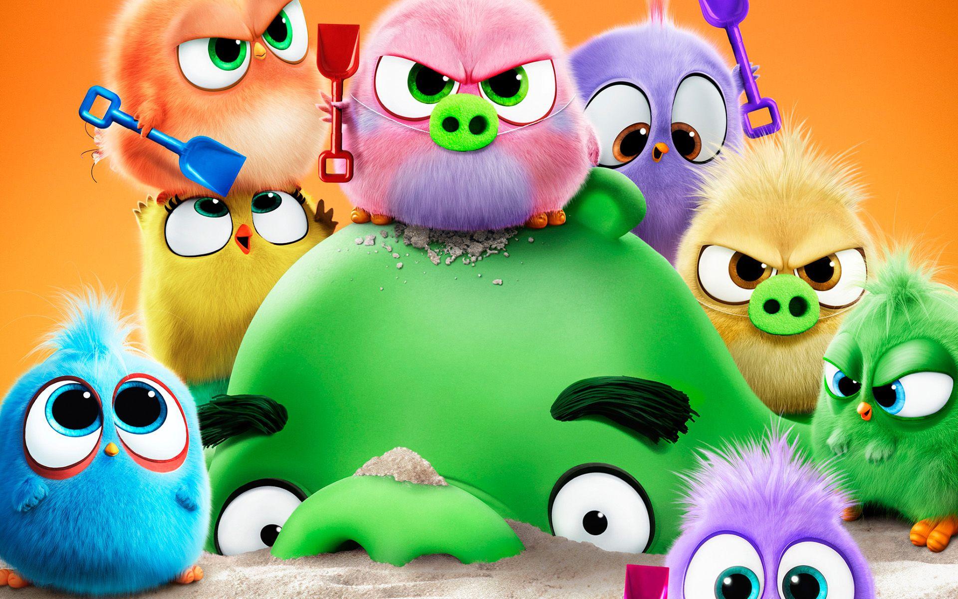 1920x1200 Download wallpaper Leonard and Hatchlings, The Angry Birds Movie