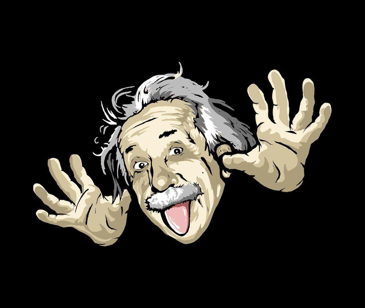 1280x1080 Inspire Albert Einstein Smile Inspire Funny Wallpaper