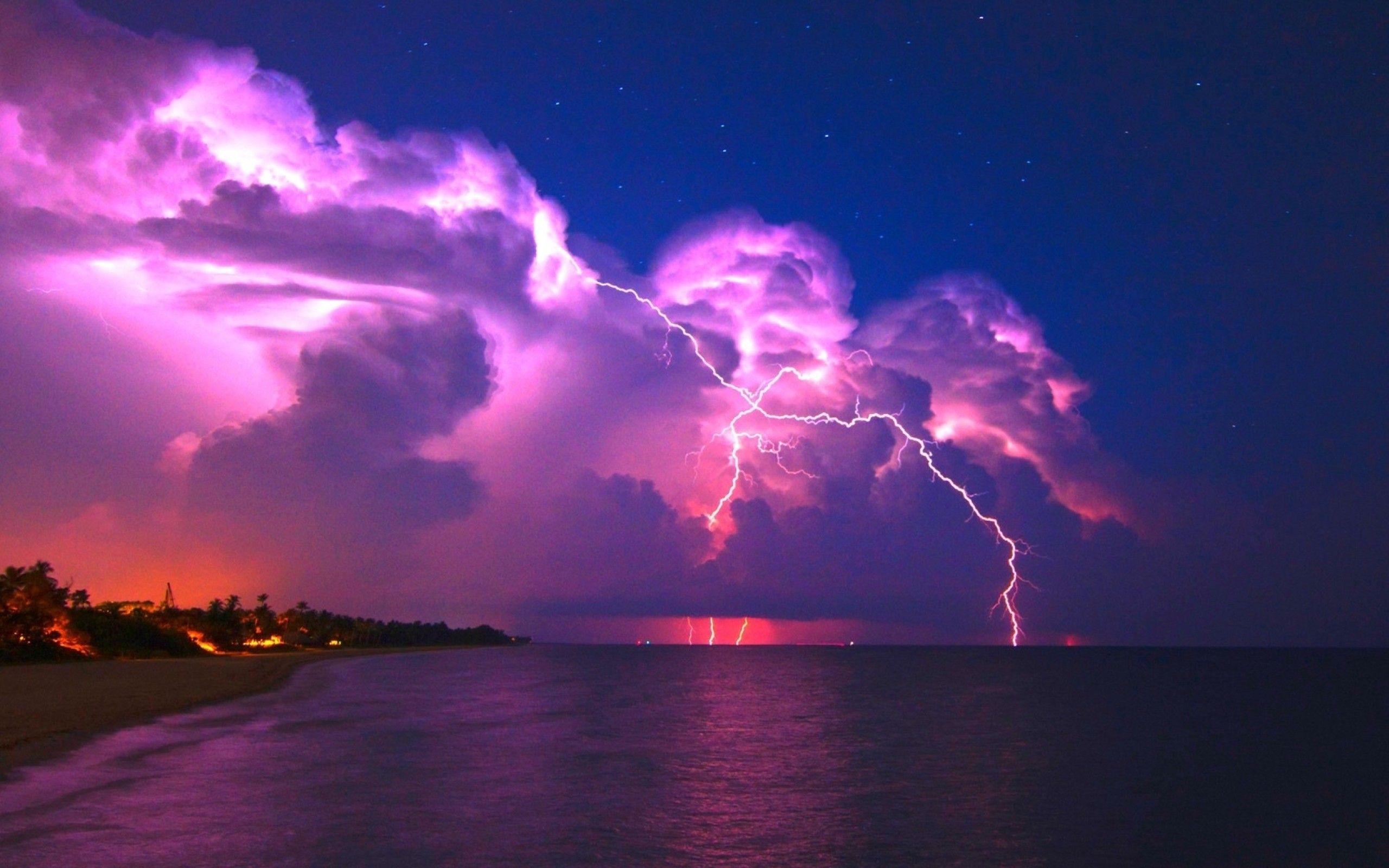 2560x1600 Lightning Pink Sky 4k 2560x1600 Resolution HD 4k