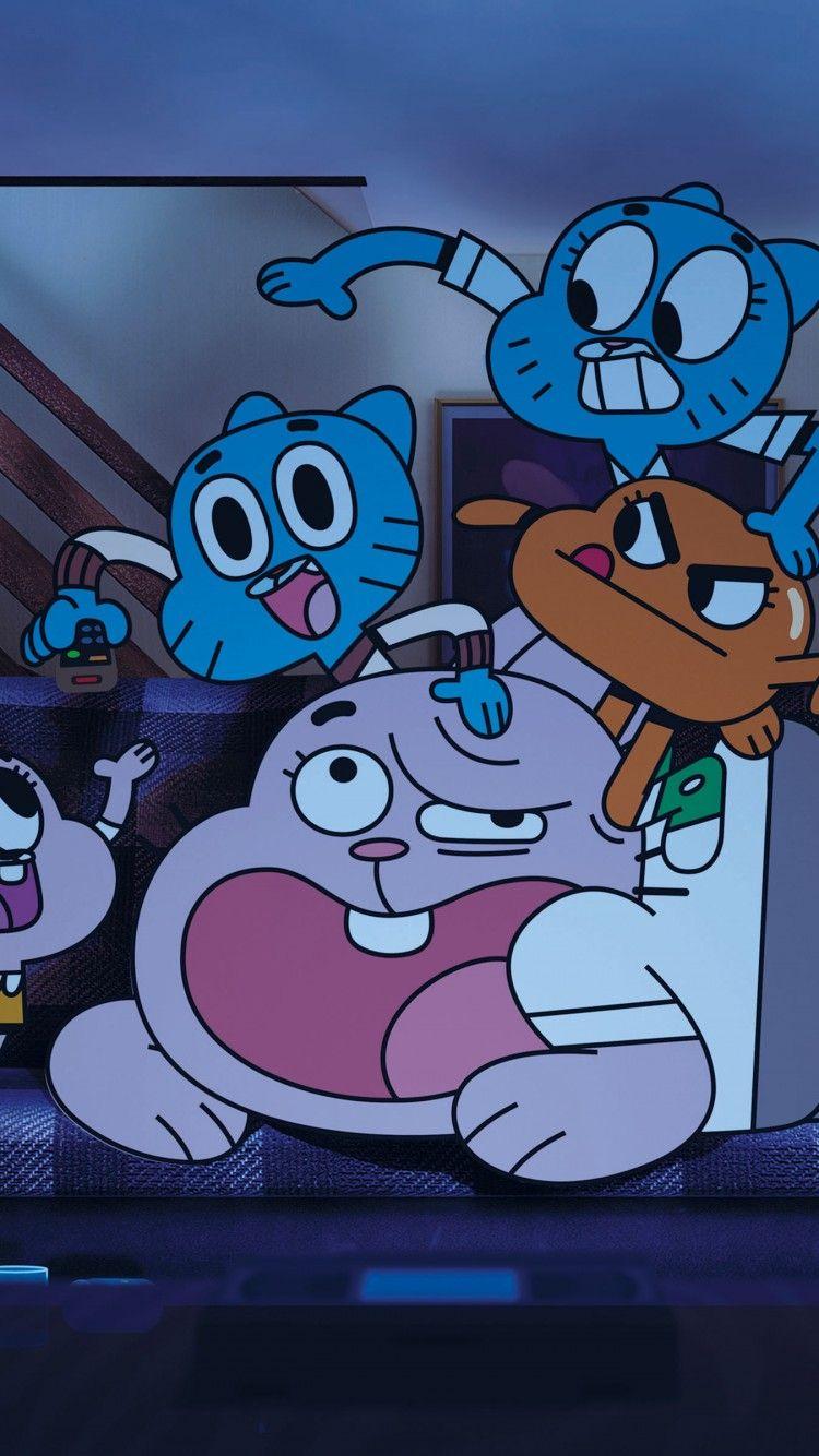 750x1334 Download Wallpaper Amazing World Of Gumball Cast Amazing