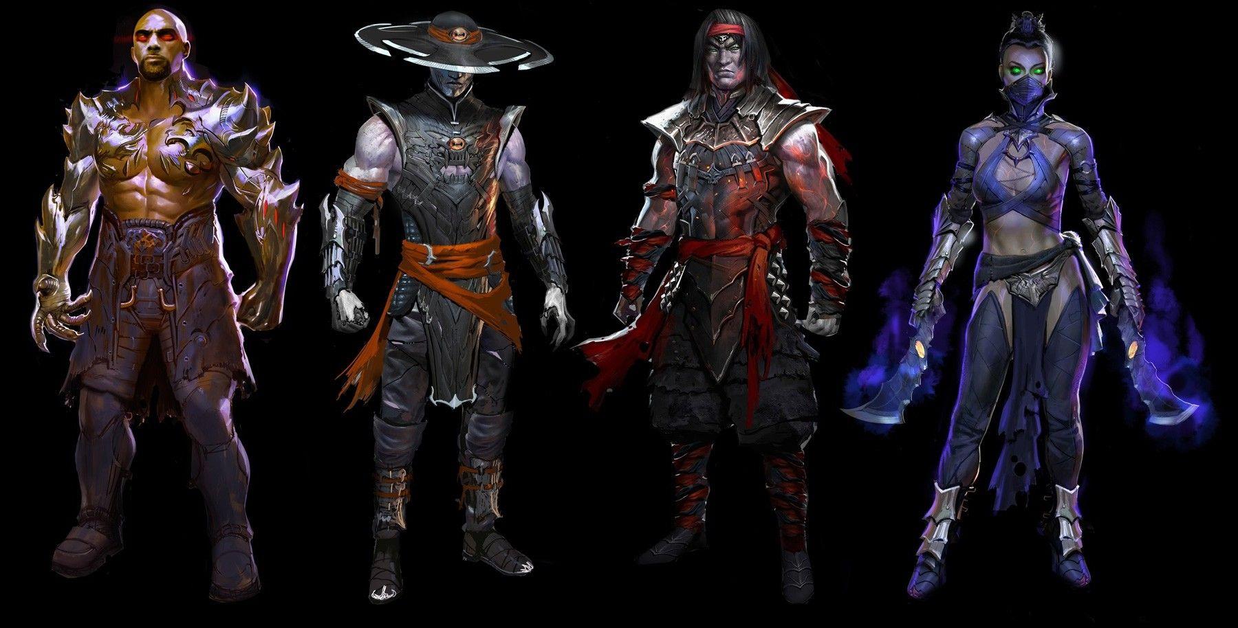 1800x914 Mortal Kombat X, Concept Art, Digital Art, Artwork, Digital 2D