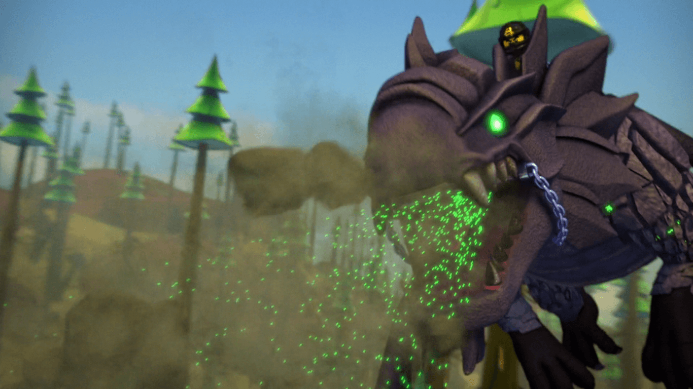 1366x768 Lego Ninjago Golden Ninja Wallpaper