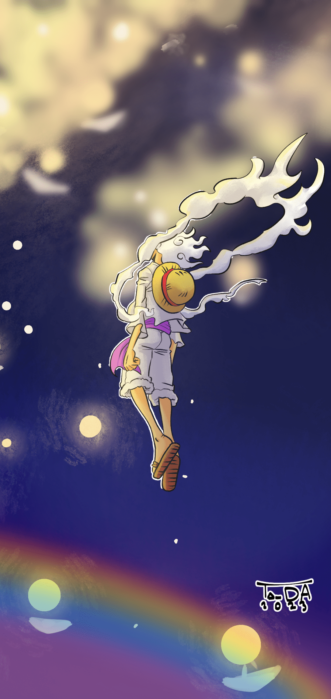1080x2280 Monkey D. Luffy's Gear 5 Ascension Piece Anime Wallpaper