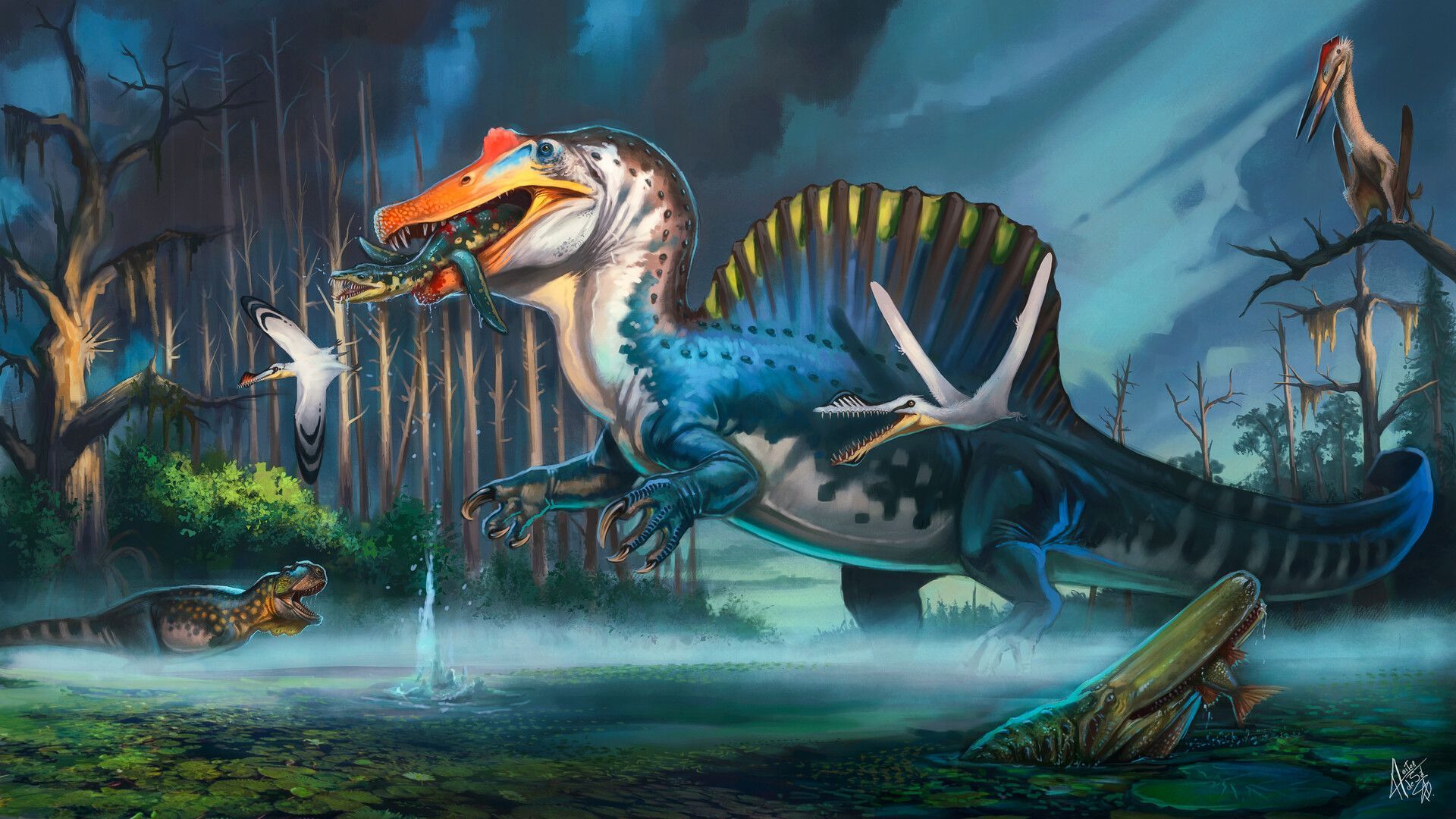 1920x1080 Spinosaurus River King