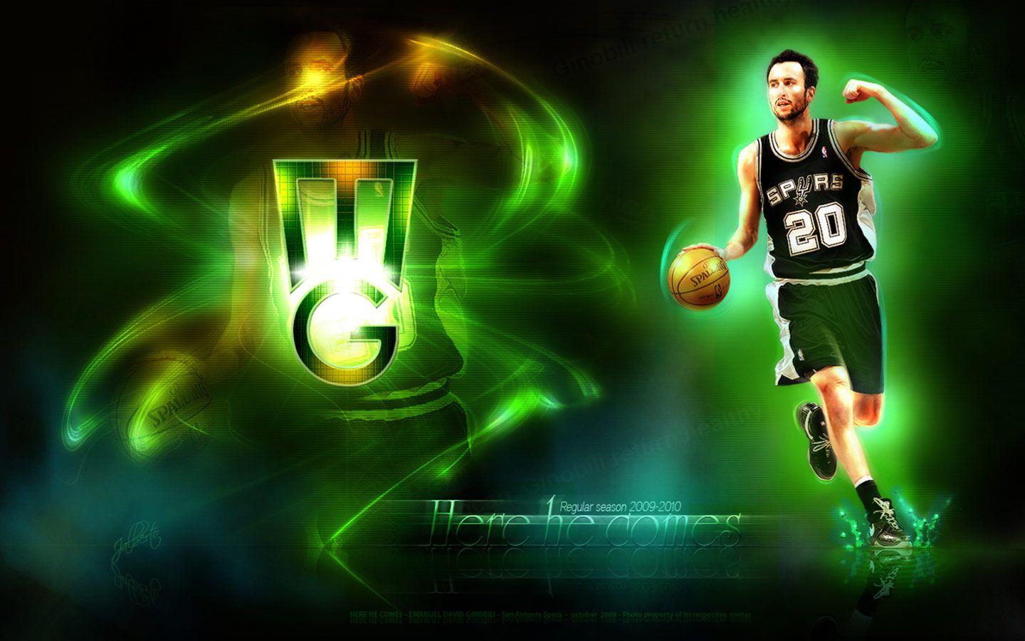 1440x900 Emanuel Ginobili 2010 Widescreen Wallpaper. Basketball Wallpaper