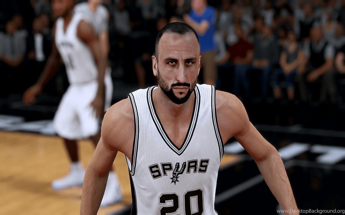 1440x900 Manu Ginobili Cyber Face NBA 2K15 At ModdingWay Desktop Background