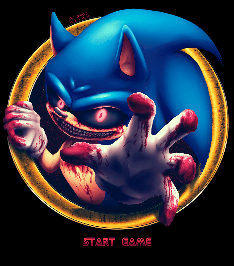 950x1080 Super Sonic.exe Wallpaper