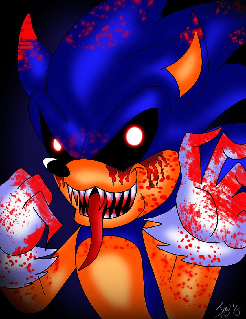 850x1100 Sonic exe by jayfoxfire, sonicexe HD phone wallpaper